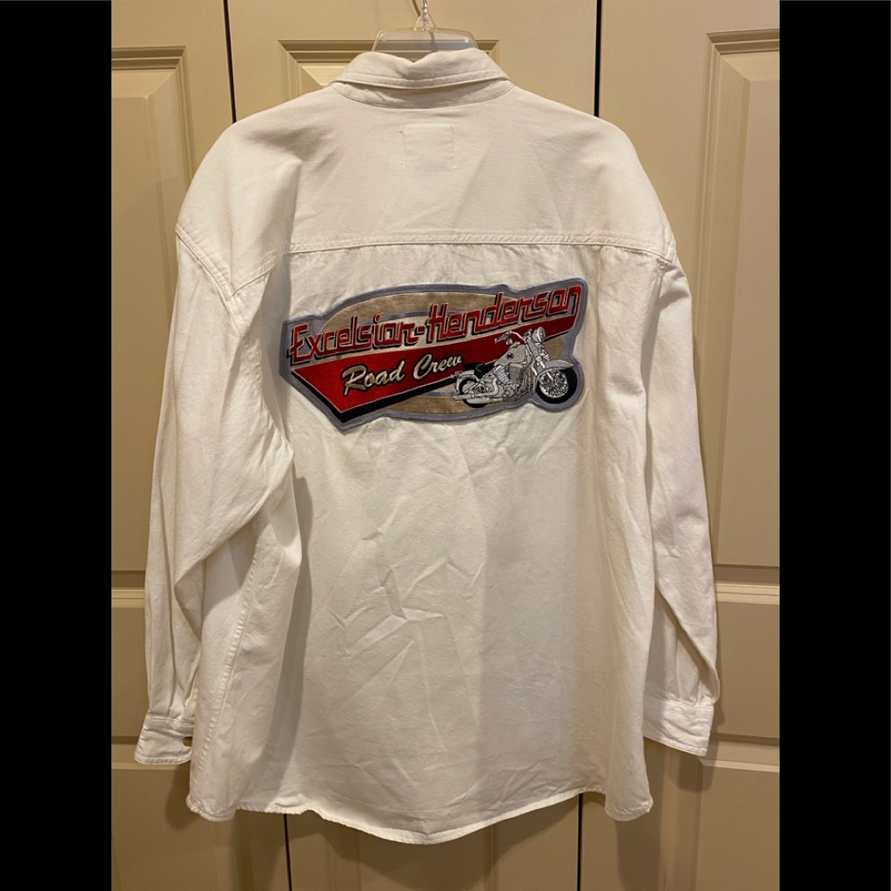 Motorcycle shirt. Excelsior Henderson shirt